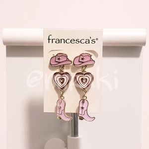 🗯 cute cowgirl earrings